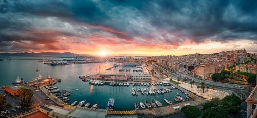 Luna Rossa a Cagliari per l'America's Cup 2021
